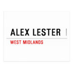 Alex Lester  Postcards