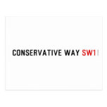 Conservative Way  Postcards