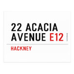 22 ACACIA AVENUE  Postcards