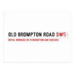 Old Brompton Road  Postcards