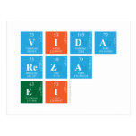 VIDA
 REZA
 EI  Postcards