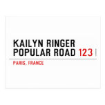 Kailyn ringer Popular road  Postcards