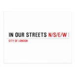 in OUR STREETS  Postcards