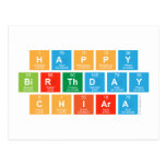 happy
 birthday
 Chiara  Postcards