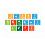 Happy
 Birthday
 Lexi  Postcards