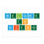 Welcome
 to
 Science  Postcards