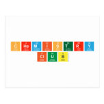chemistry
 club  Postcards