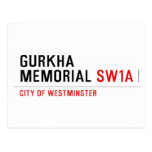 gurkha memorial  Postcards