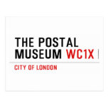 the postal museum  Postcards
