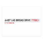 6407 Las Brisas Drive  Postcards