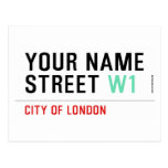 Your Name Street  Postcards