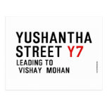 Yushantha  Street  Postcards