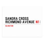 Sandra Cross Richmond Avenue  Postcards