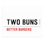  TWO BUNS  Postcards