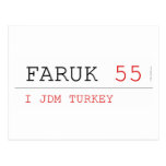 FARUK  Postcards