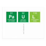 PAUL
   Postcards