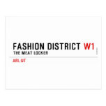 Fashion District  Postcards