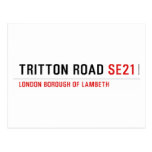 TRITTON ROAD  Postcards