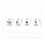 Geeky  Postcards
