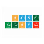 SAVE 
 PALASTINE  Postcards