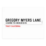 Gregory Myers Lane  Postcards