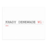 Khady denewade  Postcards