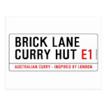 Brick Lane  Curry Hut  Postcards