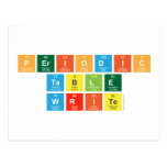 Periodic
 Table
 Write  Postcards