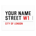 Your Name Street  Postcards