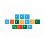 MAD 
 SCIENTIST
 PARTY  Postcards