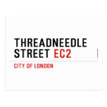 Threadneedle   street  Postcards