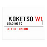  Koketso  Postcards