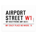 AIRPORT Street  Postcards