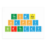 Thomas
 Happy 
 Birthday  Postcards