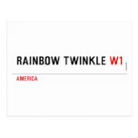 rainbow twinkle  Postcards