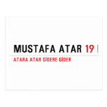 MUSTAFA ATAR  Postcards