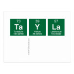 Tayla
   Postcards