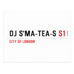dj s'ma-tea-s  Postcards