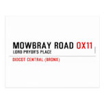 Mowbray Road  Postcards