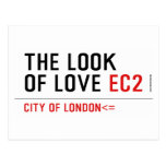 the look of love  Postcards