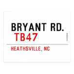 BRYANT RD.   Postcards
