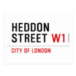 HEDDON STREET  Postcards
