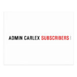 Admin carLEX  Postcards