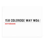 158 Coleridge Way  Postcards