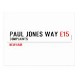 Paul Jones Way  Postcards