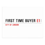 First time buyer  Postcards