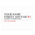 Your Name Street anuvab  Postcards