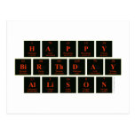 Happy
 Birthday
 Allison  Postcards