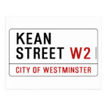 KEAN street  Postcards