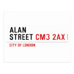 Alan  Street  Postcards
